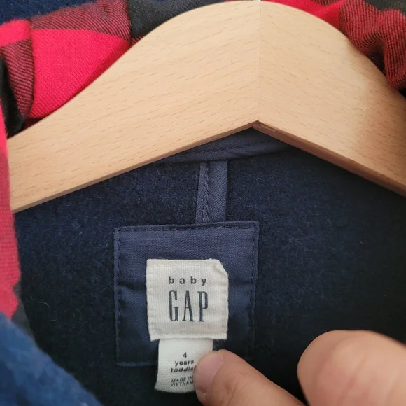 Navy Blue GAP Toddler Wool Jacket